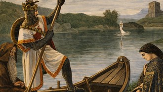 Perceval arrivant au Chateau