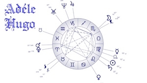 Théme astrologique de Adèle Hugo - Baglis TV