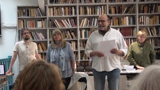 R Evrard, P Catala et F Neddam à l'IMI