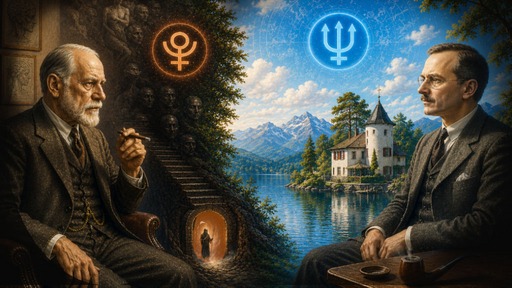 La psychanalyse à la lueur de Neptune et Pluton : Jung et Freud