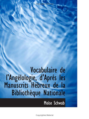 Vocabulaire de l’angéologie