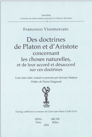 Des doctrines de Platon et d’Aristote 