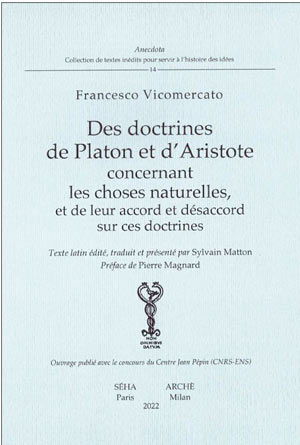 Des doctrines de Platon et d’Aristote  