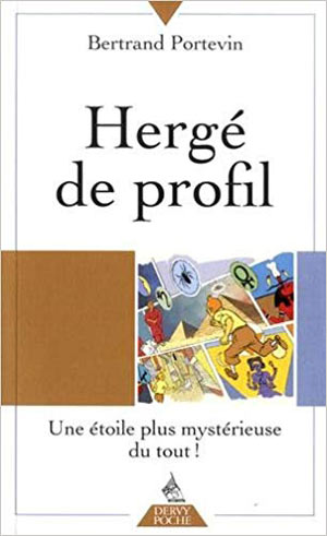 Hergé de profil de Bertrand Portevin 