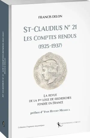 St-Claudius n° 21. Les comptes-rendus (1925-1937) Francis Delon